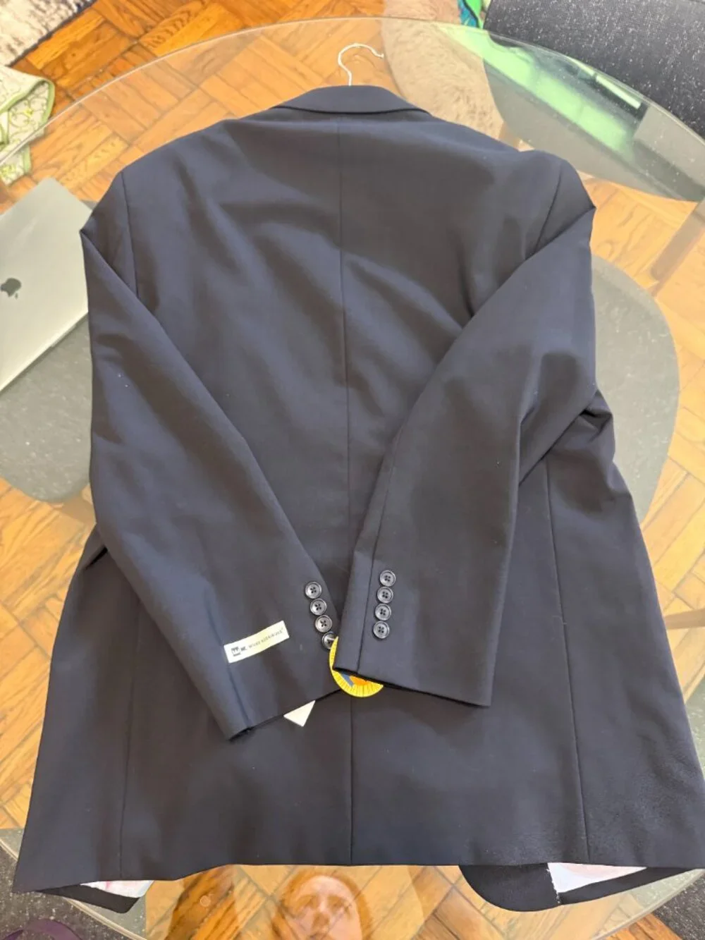 NWT Wilke-Rodriguez Black Wool Blend Blazer 36S